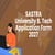 SASTRA University B. Tech Application Form 2026 (Out) – Apply Online @sastra.edu